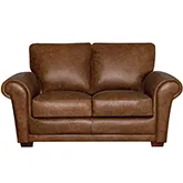 Mark Loveseat (Shown in Distressed Cinnamon Brown Top Grain Leather)