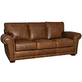 Mark Sofa (Shown in Distressed Cinnamon Brown Top Grain Leather)