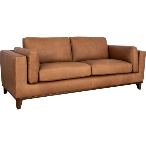 Olivia Sofa (Shown in Tan Brown Top Grain Leather)