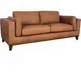 Olivia Sofa (Shown in Tan Brown Top Grain Leather)