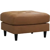 Sabrina Ottoman (Shown in Tan Top Grain Leather)