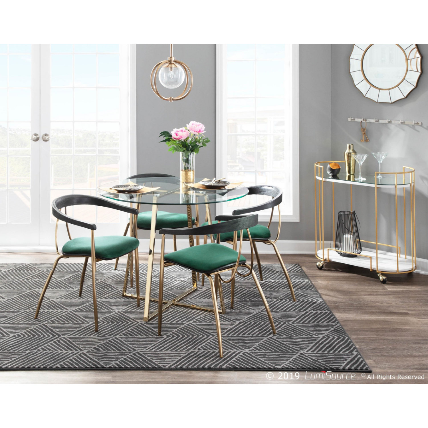 LumiSource Vanessa Chairs - Thumbnail 3