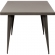 Austin 32" Square Dining Table in Antique Meta