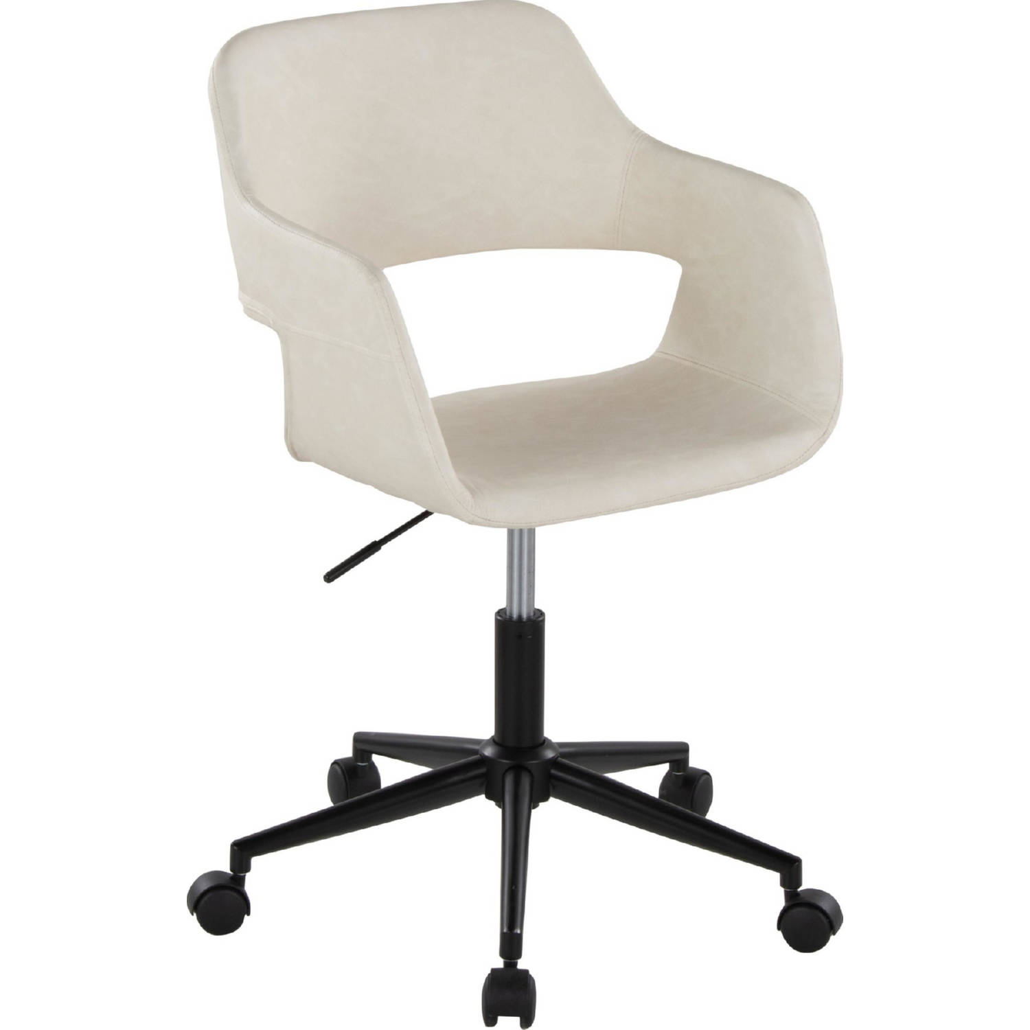 Lumisource OC-MARGPU1 BKCR1 Margarite Office Task Chair in