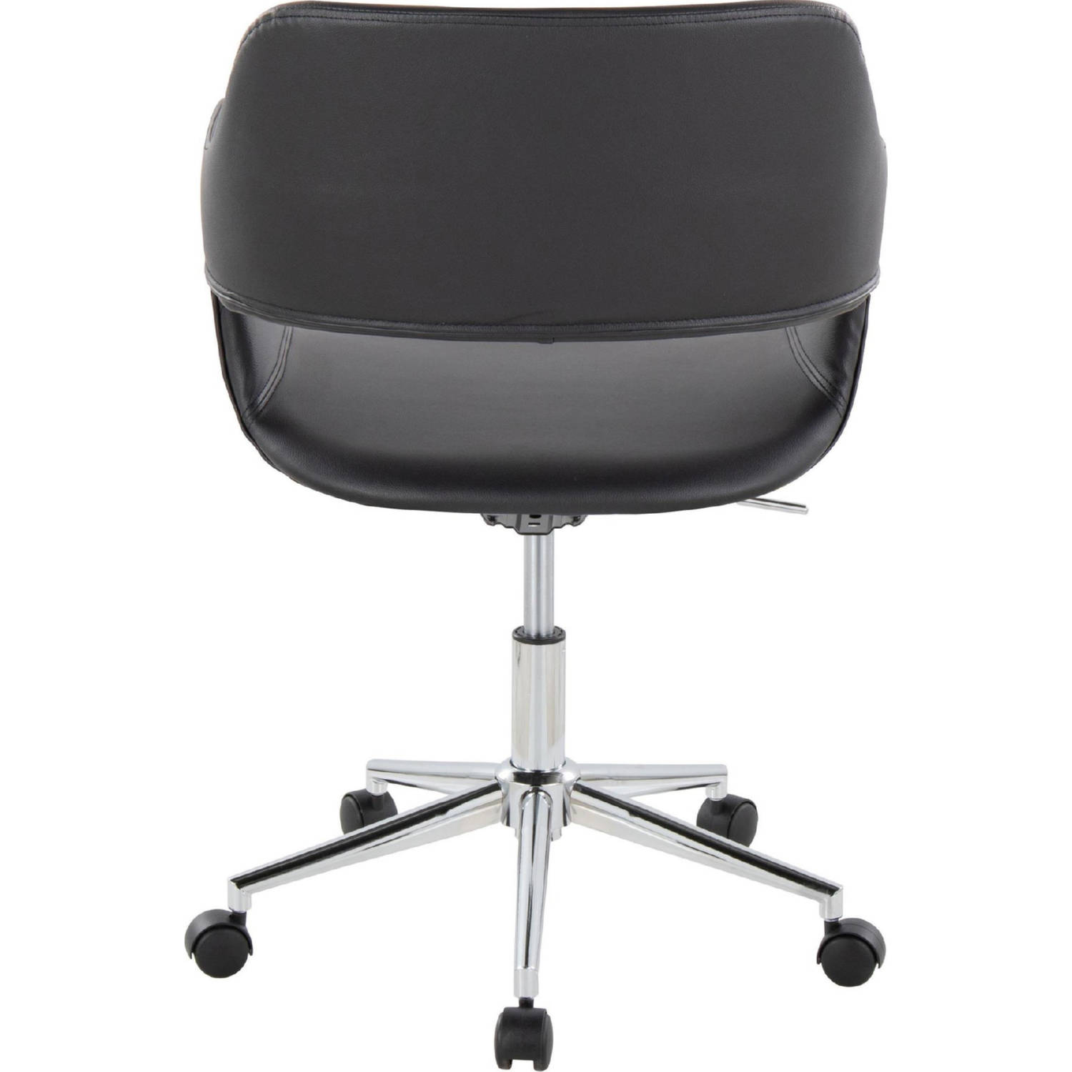 Lumisource OC-MARGPU1 CHRBK1 Margarite Office Task Chair in Chrome