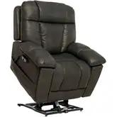 Capriccio Infinite Immerse Layflat Lift Recliner in Smoke Fabric