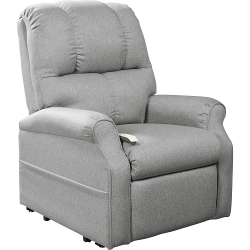Pocono Layflat Lift Recliner in Cement Grey Fabric