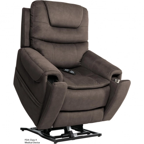 Arula Tilt Lift Recliner in Mink Fabric