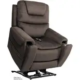 Arula Tilt Lift Recliner in Mink Fabric