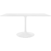 Lippa 60" Dining Table in White