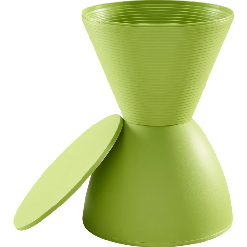 Haste Stool or Side Table in Green Polypropylene