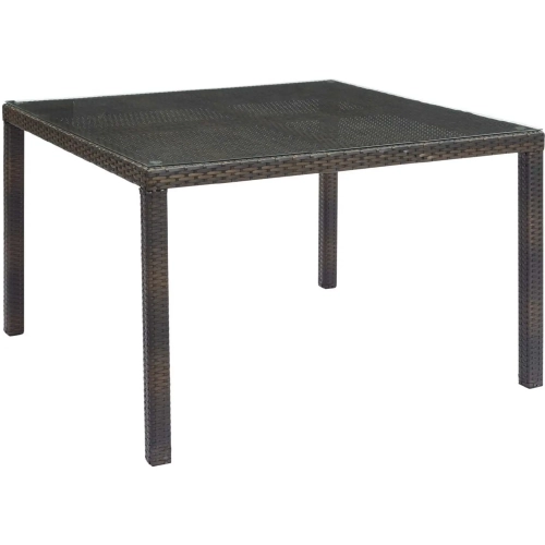 Conduit Outdoor 47" Dining Table in Wicker Rattan