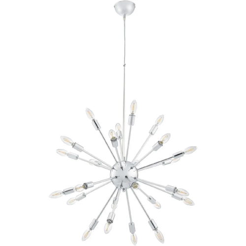 Gamut Chandelier in Chrome Steel