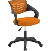 Thrive Office Chair in Orange Mesh Fabric