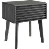 Render End Table in Charcoal Gray
