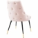 Adorn Dining Chair in Tufted Pink Velvet