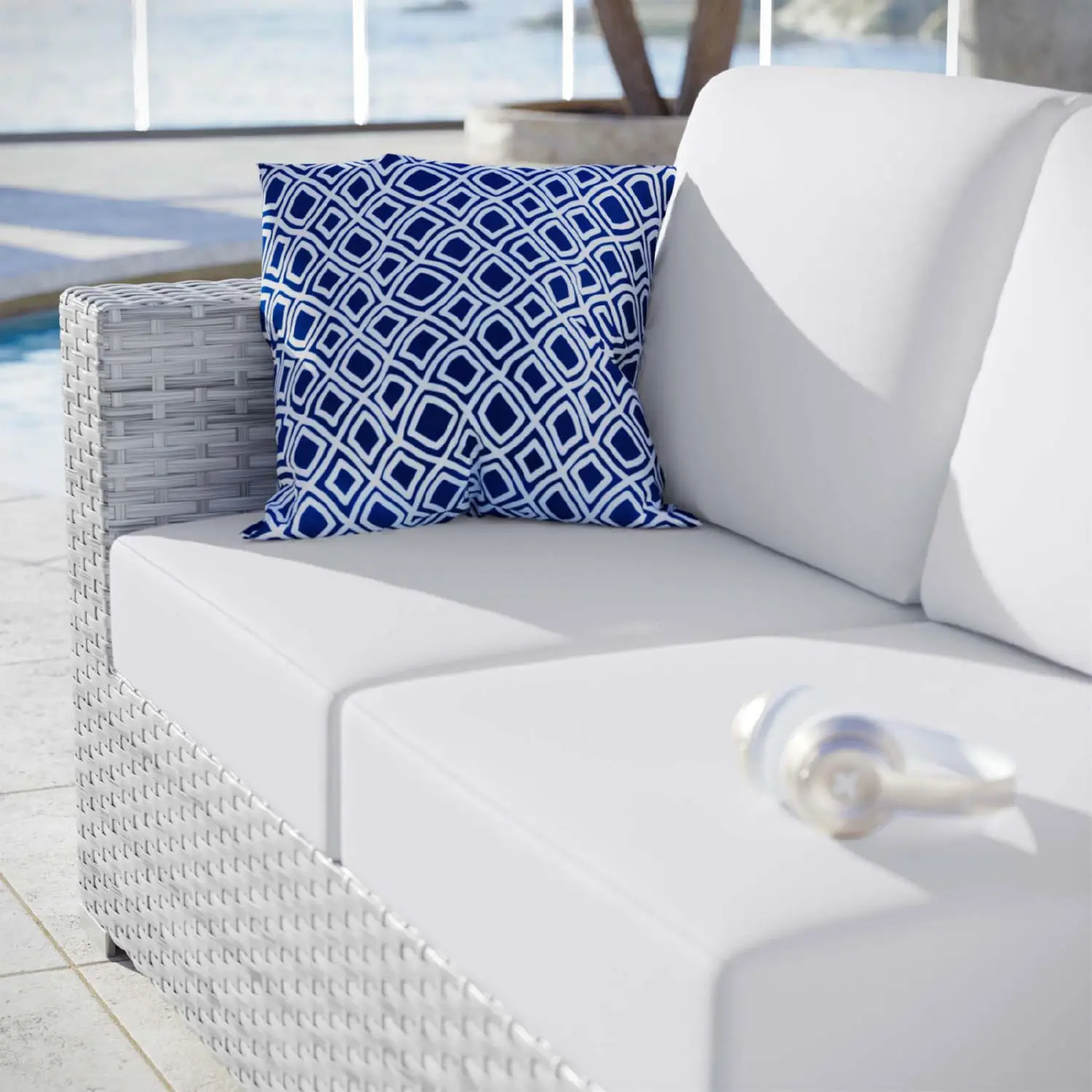 Modway Convene Outdoor Left Arm Loveseat Sectional Unit