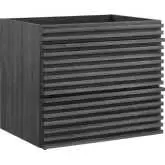 Render 24" Wall Mount Bathroom Vanity (Sink Not Included) in Charcoal Gray Finish