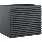 Render 24" Wall Mount Bathroom Vanity (Sink Not Included) in Gray Finish