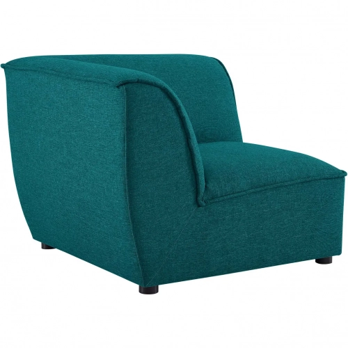 Comprise Corner Chair Modular Sectional Unit in Teal