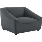 Comprise Arm Chair in Charcoal Accent Chair