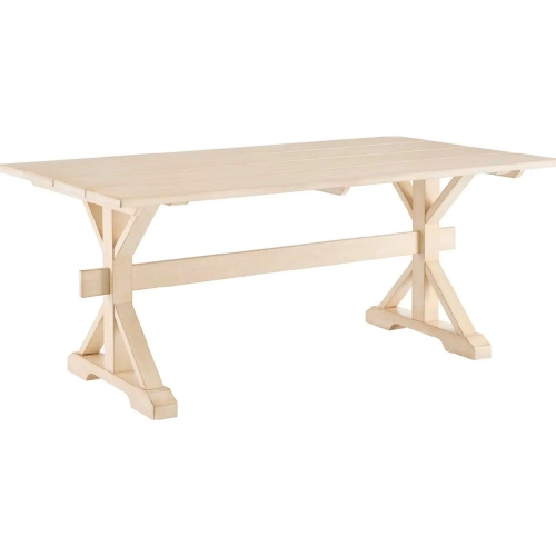 Windchime 71" Dining Table in Natural Finish Wood