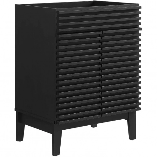 Render Bathroom Vanity in Black Finish (Sink Not Included)