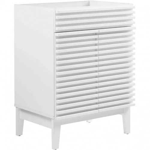 Render Bathroom Vanity in White Finish (Sink Not Included)