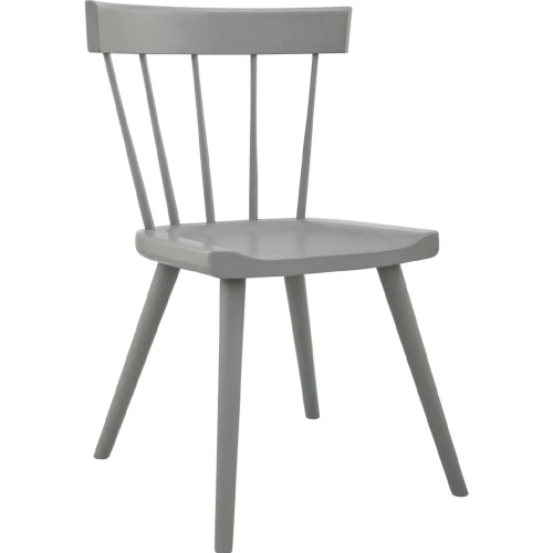 Sutter Dining Chair in Light Gray Wood