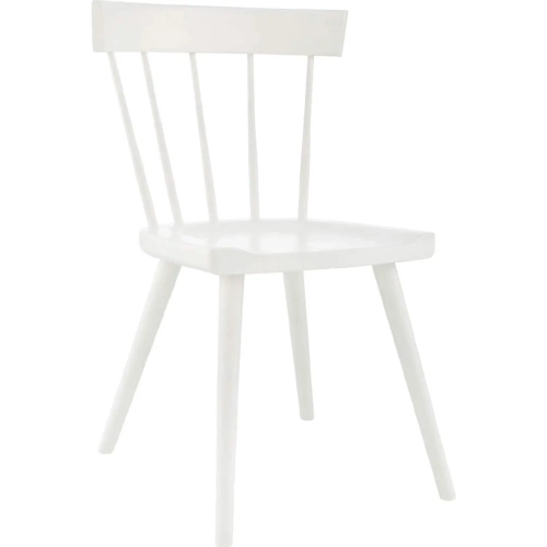 Sutter Dining Chair in White Wood
