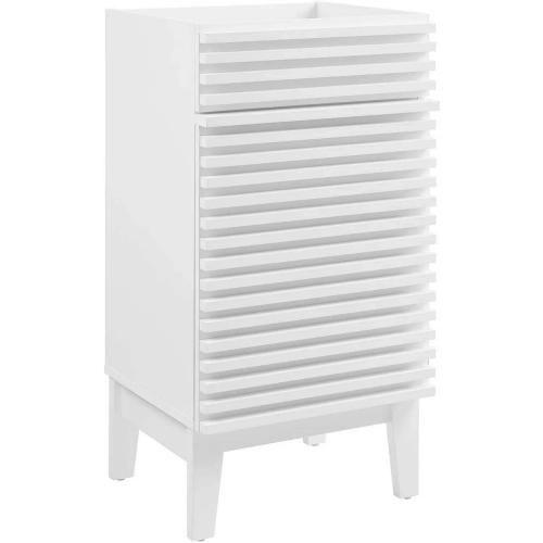 Render 18" Bathroom Vanity Cabinet in White Finish (Sink Not Included)