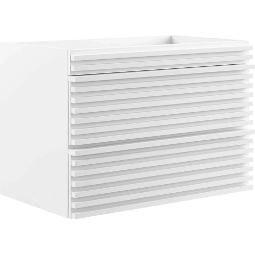 Render 30" Wall Mount Bathroom Vanity in White Finish (Sink Not Included)