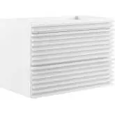 Render 30" Wall Mount Bathroom Vanity in White Finish (Sink Not Included)