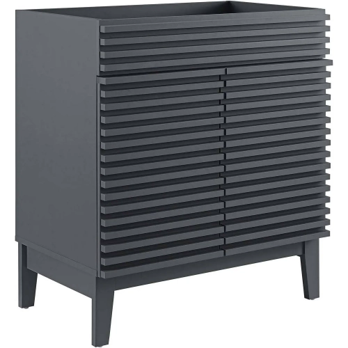 Render 30" Bathroom Vanity (Sink Not Included) in Gray Finish