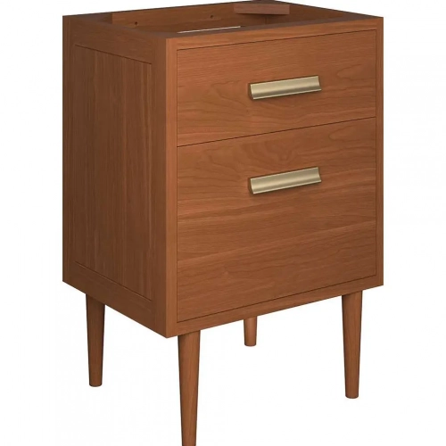 Cassia 24" Bathroom Vanity Cabinet (Sink Not Included) in Natural Finish Teak