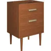Cassia 24" Bathroom Vanity Cabinet (Sink Not Included) in Natural Finish Teak