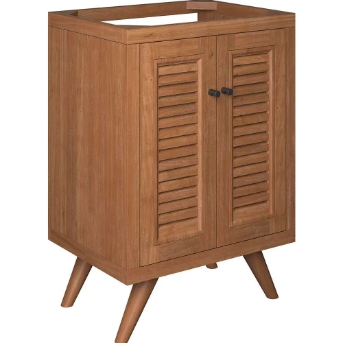 Birdie 24" Bathroom Vanity Cabinet (Sink Not Included) in Natural Finish Teak