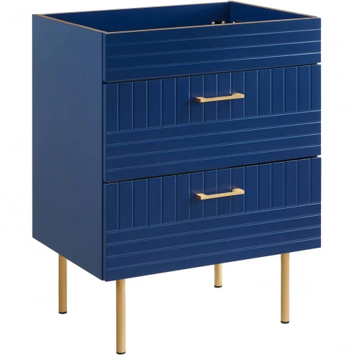 Daybreak 24" Bathroom Vanity Cabinet in Blue Finish (Sink Not Included)