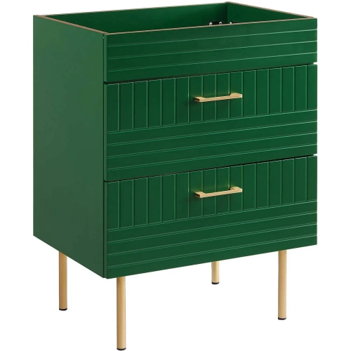 Daybreak 24" Bathroom Vanity Cabinet in Green Finish (Sink Not Included)