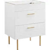 Daybreak 24" Bathroom Vanity Cabinet in White Finish (Sink Not Included)