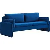 Indicate Sofa in Navy Blue Performance Velvet