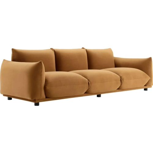 Copious Sofa in Cognac Velvet