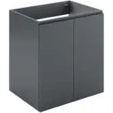 Vitality 24" Wall Mount Bathroom Vanity (Sink Not Included) in Gray Finish