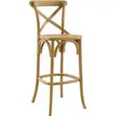Gear Bar Stool in Natural Finish Wood