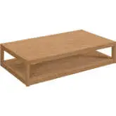 Carlsbad Outdoor Coffee Table in Teak Wood
