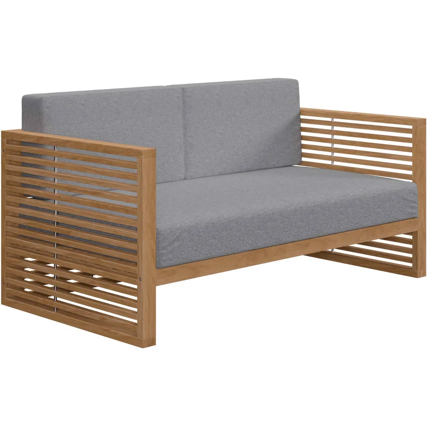Modway Carlsbad Teak Wood Outdoor Patio Set - Thumbnail 2