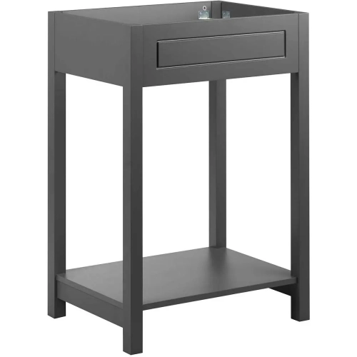 Altura 24" Bathroom Vanity Cabinet ONLY (Sink Not Included) in Gray Finish
