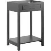 Altura 24" Bathroom Vanity Cabinet ONLY (Sink Not Included) in Gray Finish