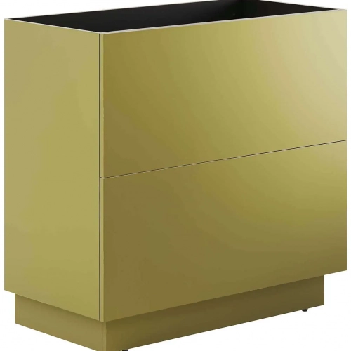 Quantum 36" Bathroom Vanity Cabinet (Sink Not Included) in Gold Finish