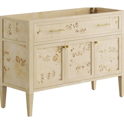 Elysian 48" Bathroom Vanity Cabinet (Sink Not Included) in Burl Wood